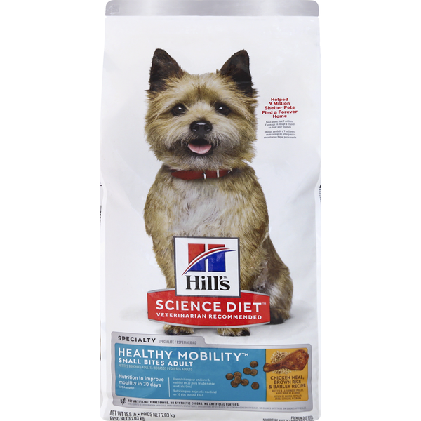 Hill's Science Diet Dog Food, Premium, Healthy Mobility, Small Bites