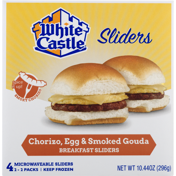 calories in white castle breakfast sliders