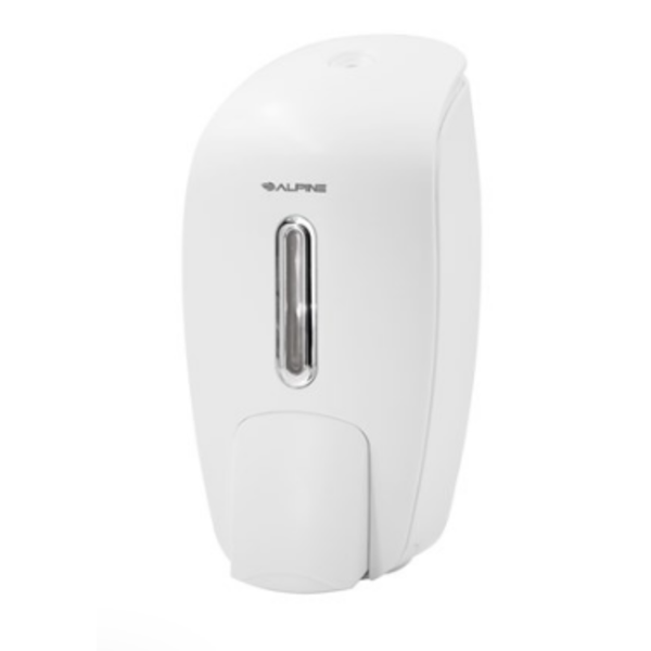 Alpine Ind. 425-WHI Liquid Soap and Hand Sanitizer Dispenser, White