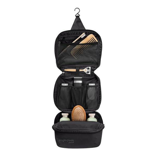 Eagle Creek Pack-it Trifold Toiletry Kit, 10 x 7-1/2 x 5 in - Black