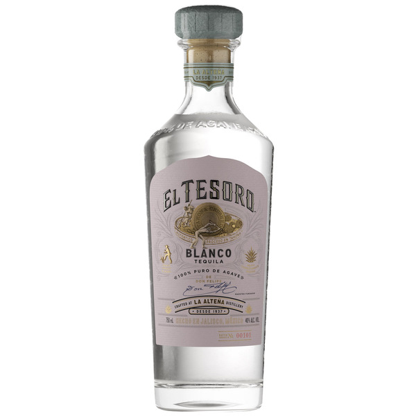 El Tesoro Blanco Tequila, Mexico, 750 ml