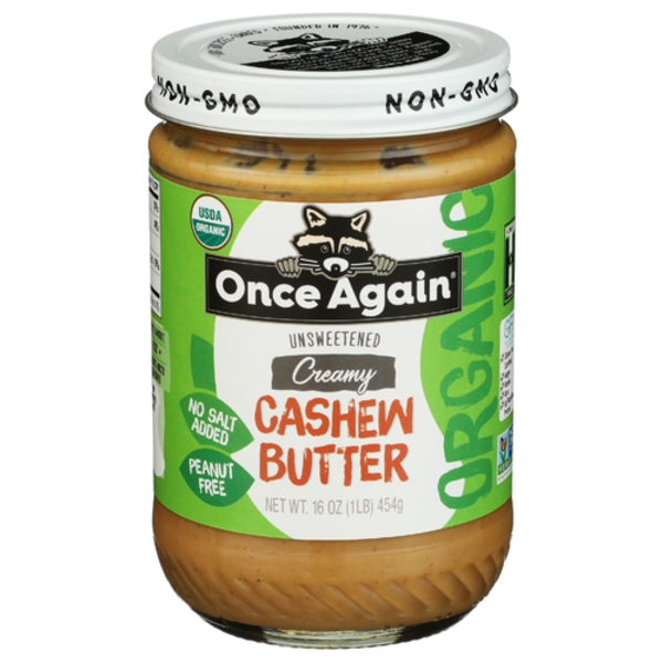 Once Again Organic Creamy Cashew Butter
