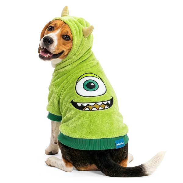 Disney Dogs' Monsters, Inc. Mike Hoodie, L - Green