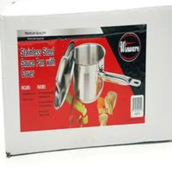 Winware - SSSP-6 - Stainless Steel Sauce Pan With Cover, 6 Qt