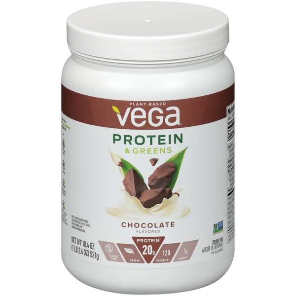 Vega Vega Protein & Greens Chocolate Protein Powder 16 Servings