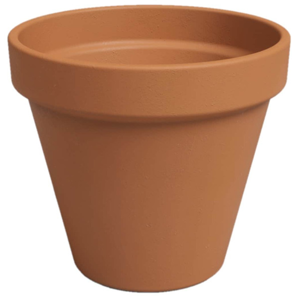 Artevasi 12-in W x 12-in L x 11.25-in H Terracotta Terracotta Cone Indoor Planter