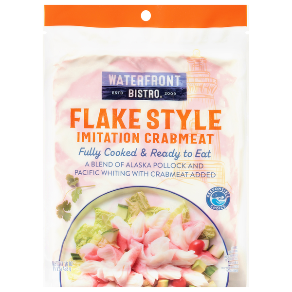 Waterfront Bistro Flake Style Imitation Crabmeat