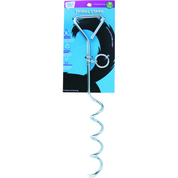 Play On Dog Tie Out Spiral Stake