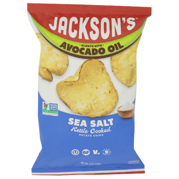 Jackson's Chips Sea Salt Avocado Oil Cooked Kettle Chips