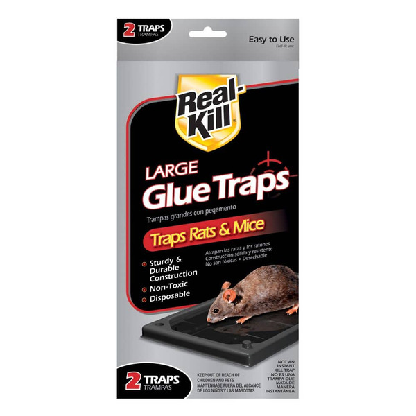 Real-kill Large Rat And Mice Glue Traps (2-count)