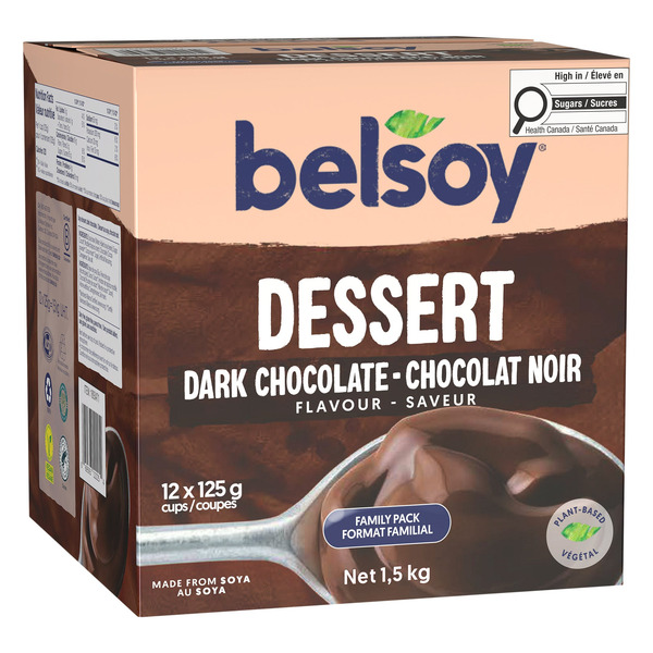 Belsoy Dark Chocolate Plant-Based Dessert