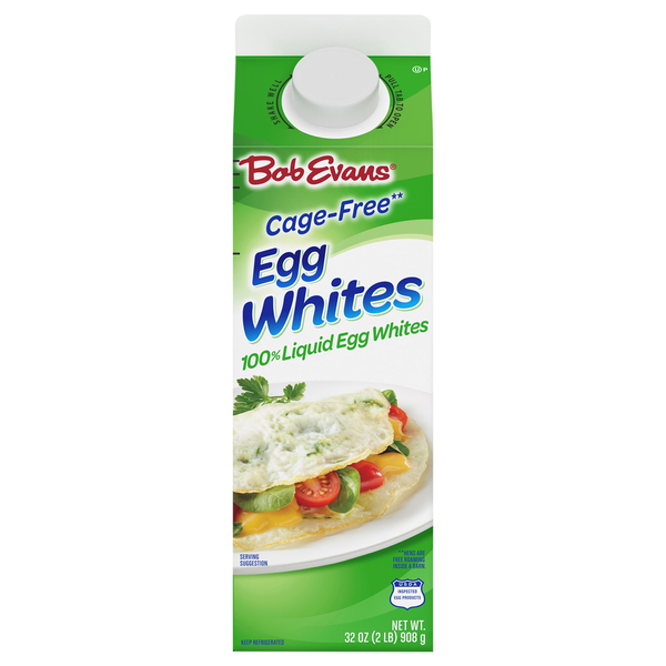 Bob Evans Farms Egg Whites, 100% Liquid, Cage-Free