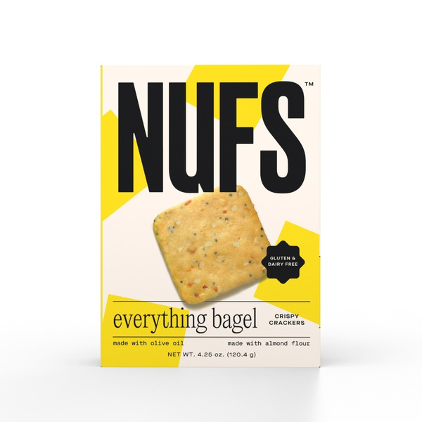 Nufs Everything Bagel Crackers, Seed Oil Free