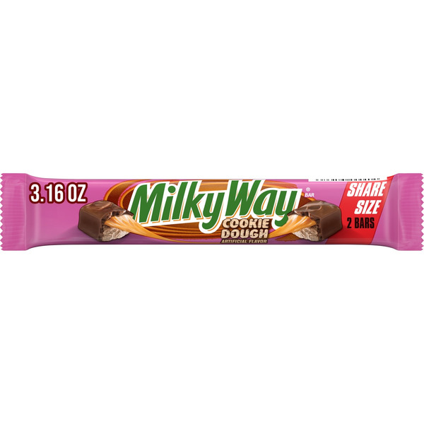 Milky Way Cookie Dough Milk Chocolate Bar Share Size Same-Day