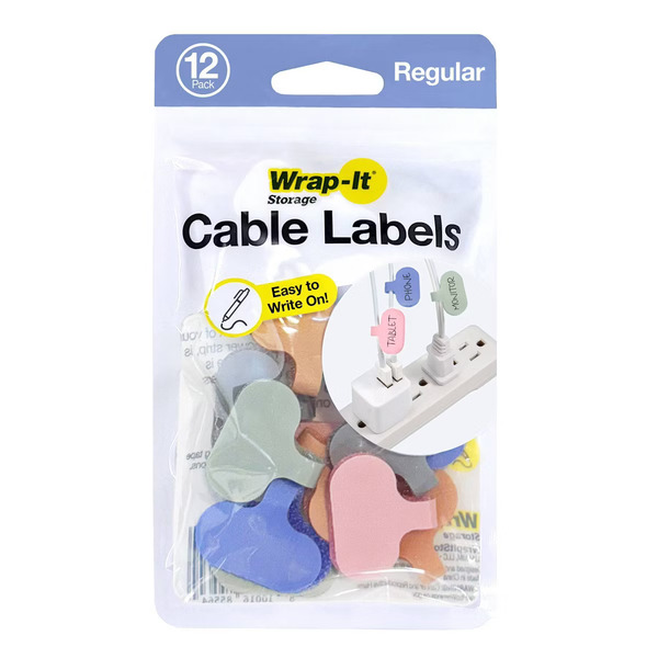 Wrap-It Storage Regular Muted Cable Labels