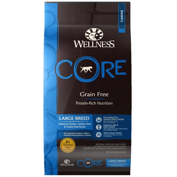 Wellness Deboned Chicken Chicken Meal & Turkey Meal Recipe Natural Food For Adult Dogs