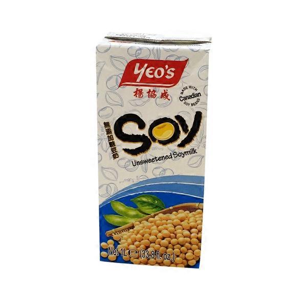 Yeo's Unsweetened Soy Milk (33.8 fl oz) Instacart