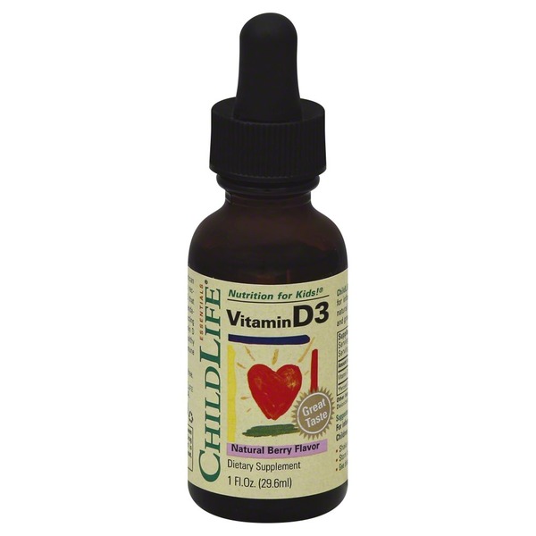 Child Life Vitamin D3, Natural Berry Flavor (1 oz) from Sprouts Farmers