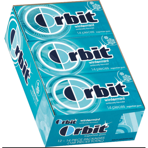 Orbit - Wintermint Gum - 12ct
