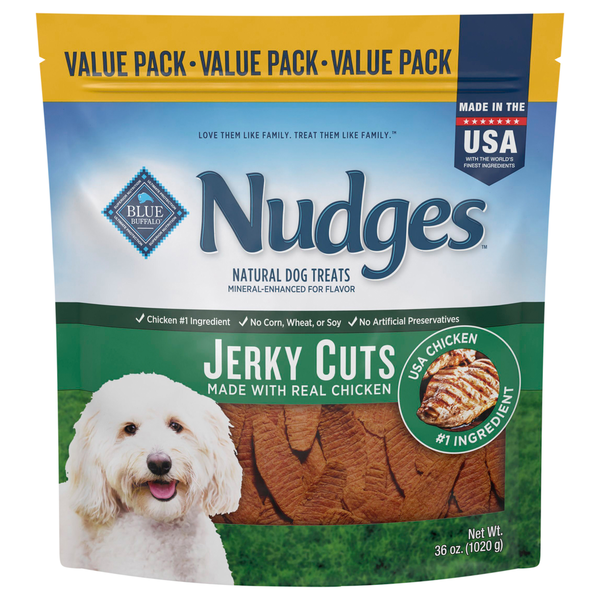 Blue Buffalo Jerky Cuts Natural Chicken Dog Treats Value Pack