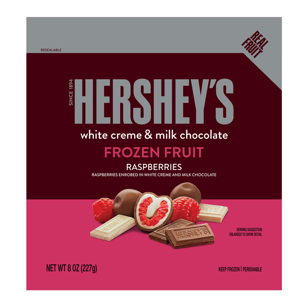 Hershey's Raspberries in White Creme & Milk Chocolate