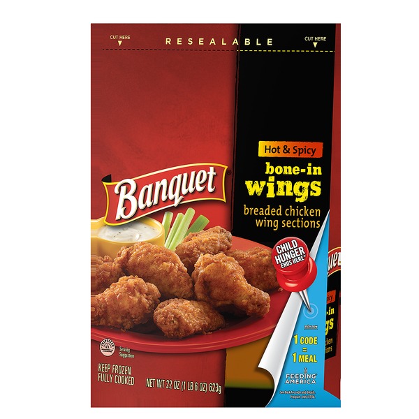 Banquet Hot And Spicy Wings (22 oz) from Kroger Instacart