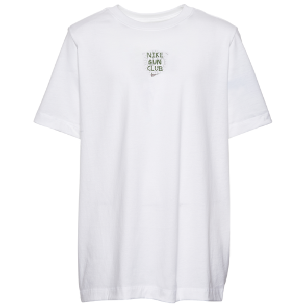 Nike Boys' Sun Club T-Shirt, L - White/Grey