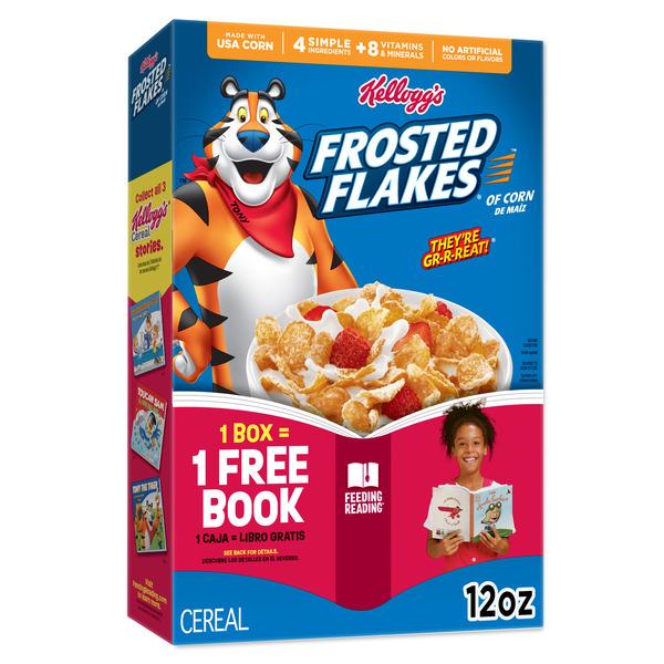Kellogg's Frosted Flakes Breakfast Cereal