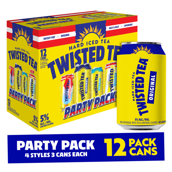 DMZ COKI Don't Get It Twisted 美品 Twisted Tea Original Flavored Hard Beverage, 12 bottles / 12 fl oz