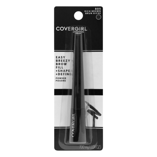 CoverGirl Easy Breezy Brow Fill + Shape + Define Powder 805 Rich Brown