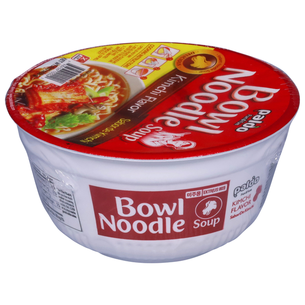 Paldo Soup, Kimchi Flavor, Bowl Noodle