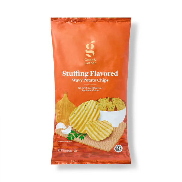 Good & Gather Stuffing Flavored Wavy Potato Chips