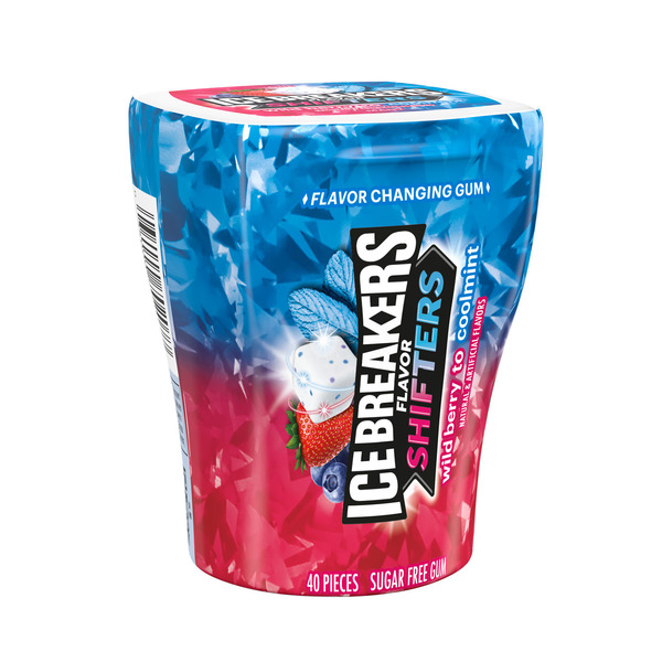 ICE BREAKERS Flavor Shifters Wild Berry to Coolmint Flavored Sugar
