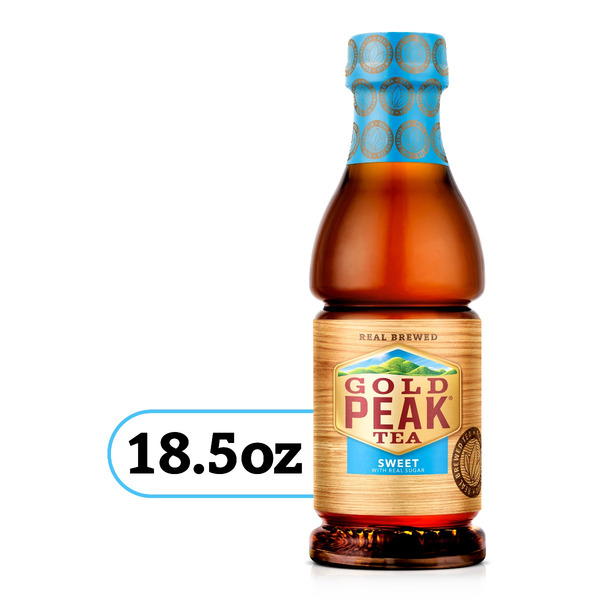 Gold Peak Sweetened Black Tea Bottle, 12/18.5 fl oz
