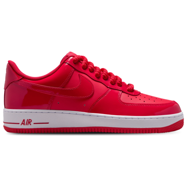 Nike Men's Air Force 1 Low LE Basketball Shoes, Size 10.5 - Red/Red/White