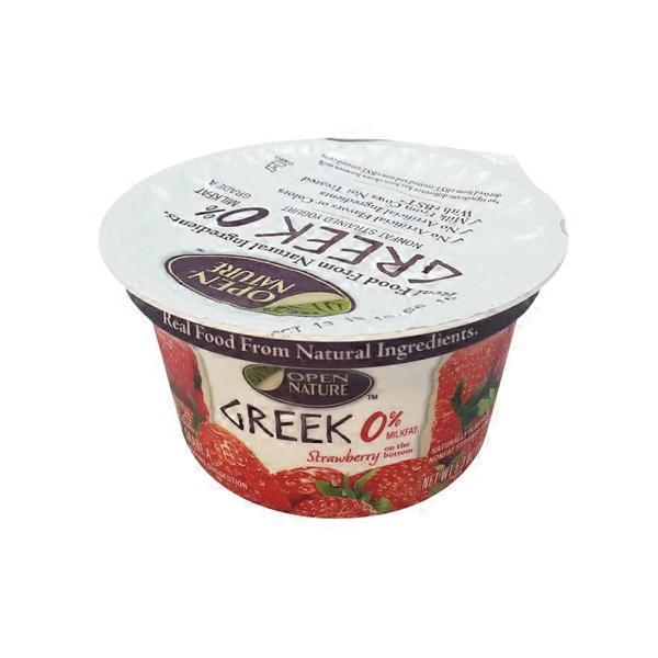 Open Nature Greek Strained Nonfat Yogurt (5.3 oz) from Safeway Instacart