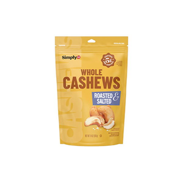 SimplyGo Roasted & Salted Whole Cashews