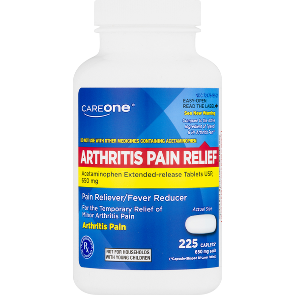 CareOne Arthritis Pain Relief, 650 mg, Caplets (225 each) Instacart