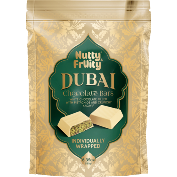Nutty & Fruity Dubai White Chocolate Bars