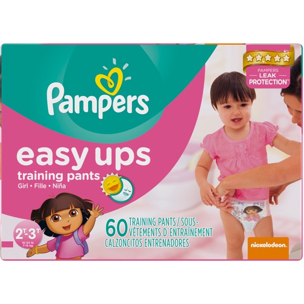 pampers easy ups size 2t 3t