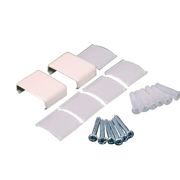 Legrand Wiremold Non-metallic Pvc Raceway Accessory Set, White