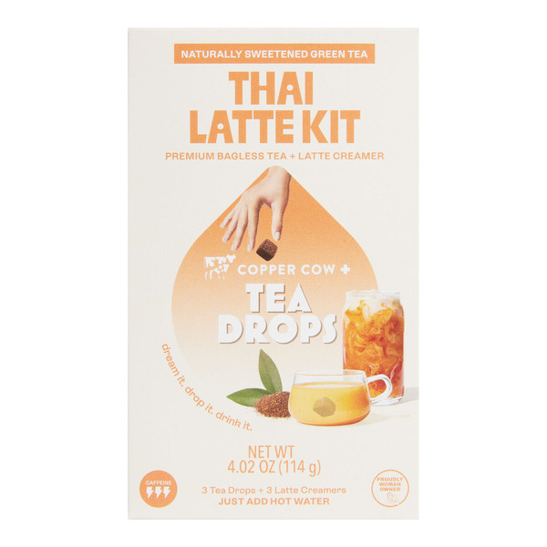World Market Tea Drops & Copper Cow Thai Latte Kit