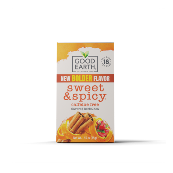 Good Earth Sweet & Spicy Original Caffeine Free Herbal Tea 18