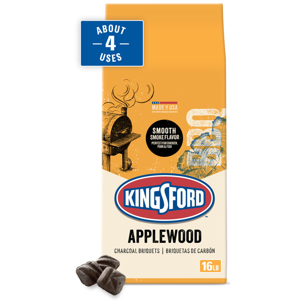 Kingsford Charcoal Briquettes with Applewood, BBQ Charcoal for