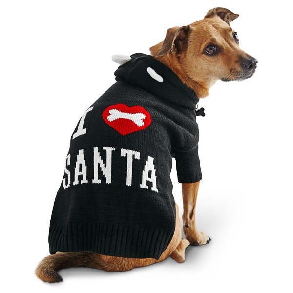 Petco Wag A Tude Holiday I Love Santa Dog Sweater Large (each) Instacart