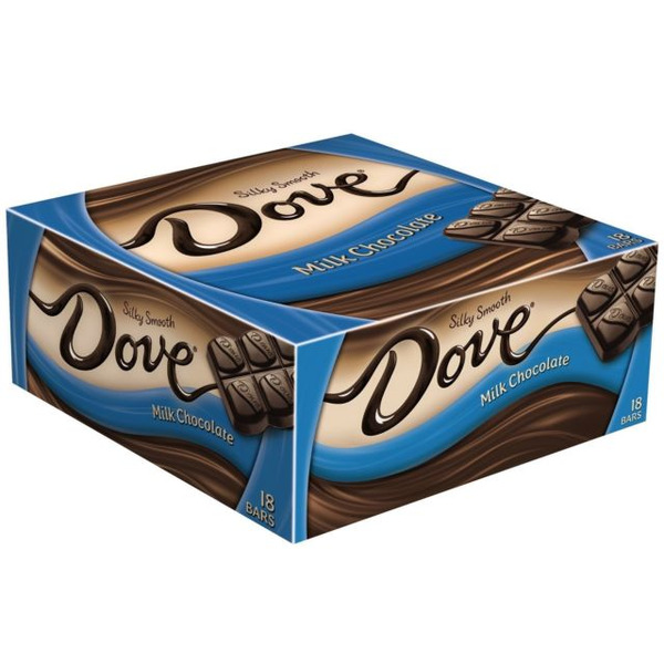 Dove - Milk Choclate Singles - 1.44 oz/18ct