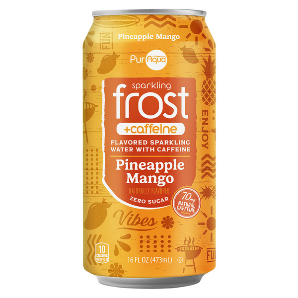 PurAqua Sparkling Frost Caffeine Pineapple Mango