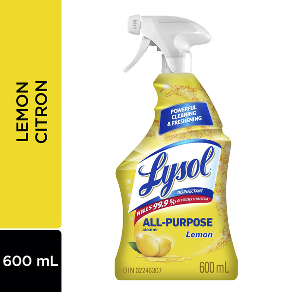No Frills Lysol All Purpose Cleaner, Multi-surface cleaner trigger ...