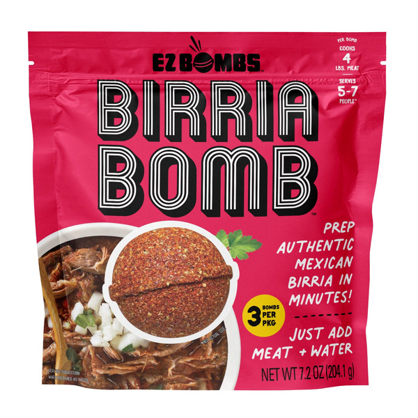 EZ Bombs Birria Bombs, 3-count, 7.2 oz