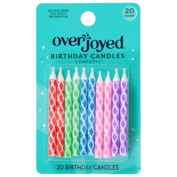 Overjoyed Birthday Candles, Confetti